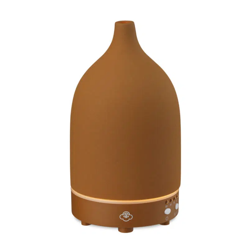 Diffuseur d'huiles essentielles par brumisation ultrasonique - Vapor couleur terracota